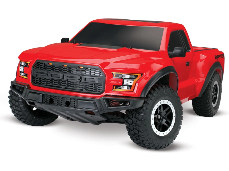 RC auto Traxxas Ford F-150 SVT Raptor 2017 1:10 RTR, červená