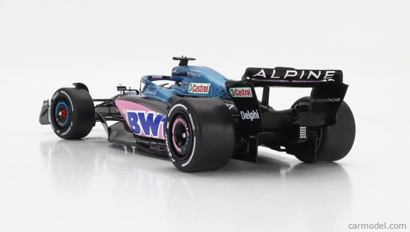 Solido Renault F1 A523 Team Bwt Alpine Press Launch Livery N 10 Pierre Gasly - N 31 Esteban Ocon 2023 1:18 Modrá čierna ružová