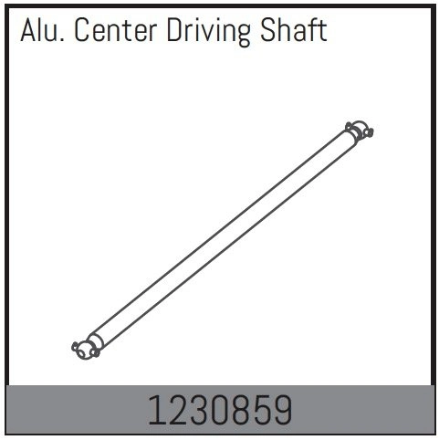 1230859 - Aluminium Center Driveshaft