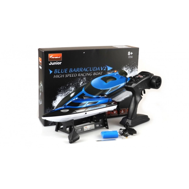 RC čln Blue Barracuda V2 Boot