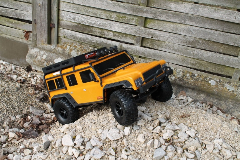 RC auto DF-4J Crawler XXL, oranžová