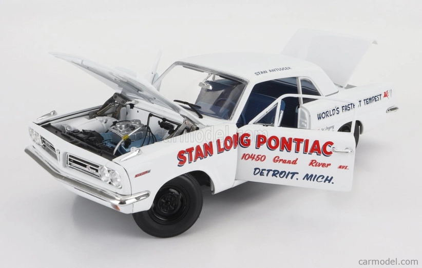 Highway61 Pontiac Tempest Stan Long Pontiac Detroit Michigan 1963 1:18 Bílá