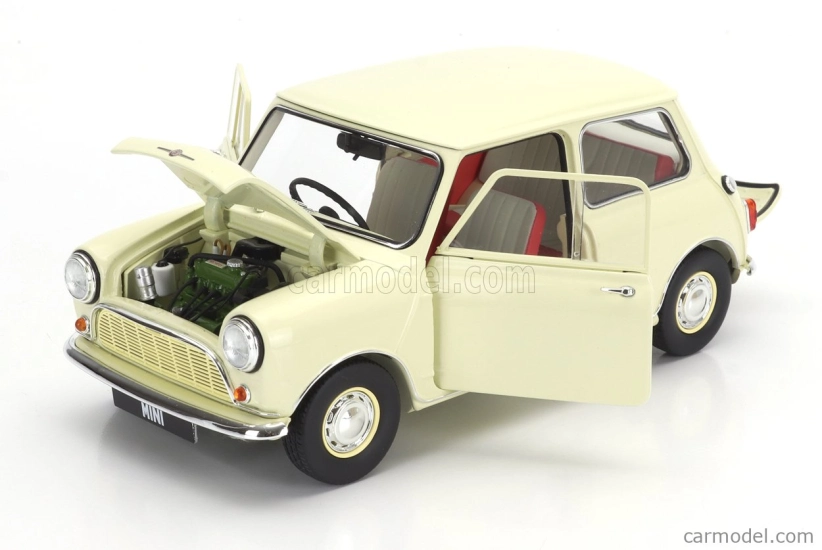 Kyosho Morris Mini Minor 1964 1:18 Staroanglická Bílá