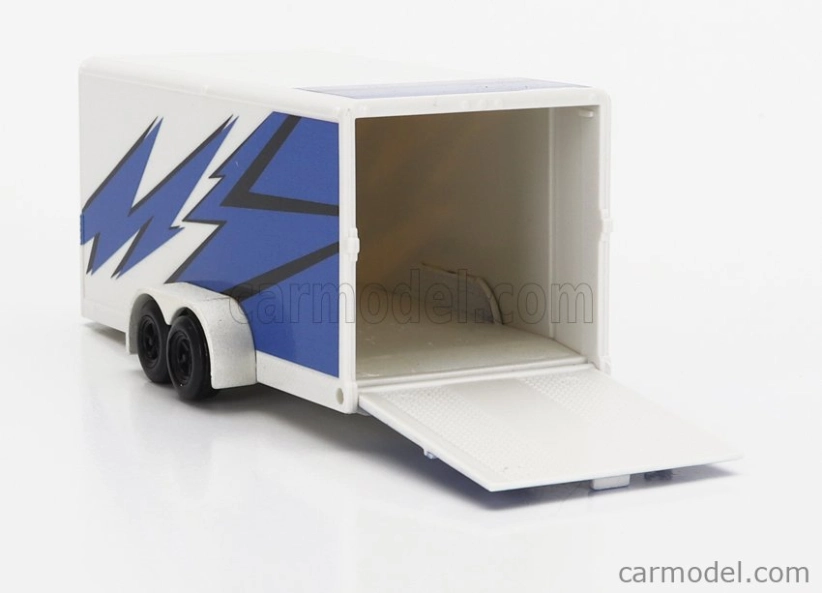 Maisto Chevrolet 1500 Pick-up With Trailer Car Transporter + Subaru Brx 2019 1:64 modro-biela