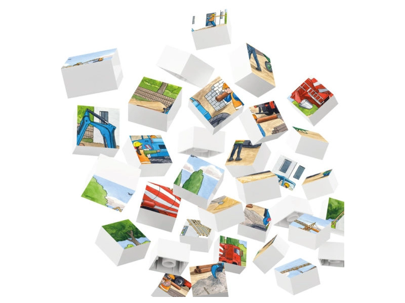 HUBELINO Puzzle - Na stavenisku