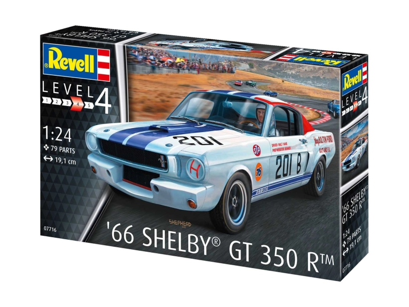 Plastic ModelKit auto 07716 - Shelby GT 350 R (1965) (1:24)