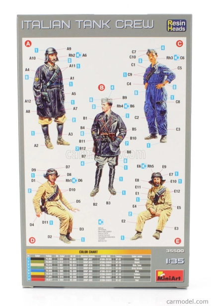 Miniart Figúrky Talianska posádka tanku Vojenská 1:35 /