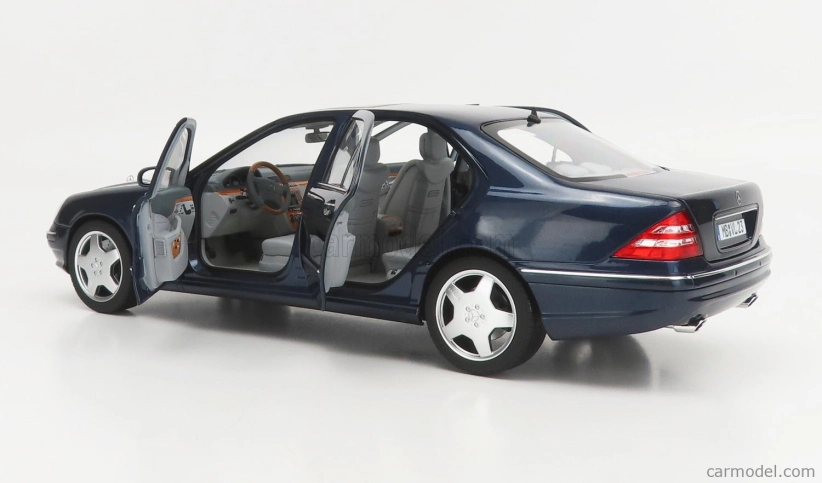 Norev Mercedes Benz S-class S55 Amg (w220) 2000 1:18 Blue Met