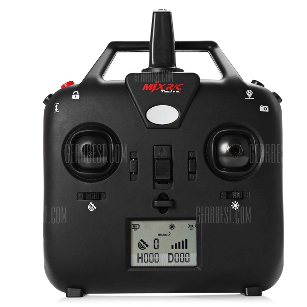 Dron MJX Bugs 2 brushless, červená