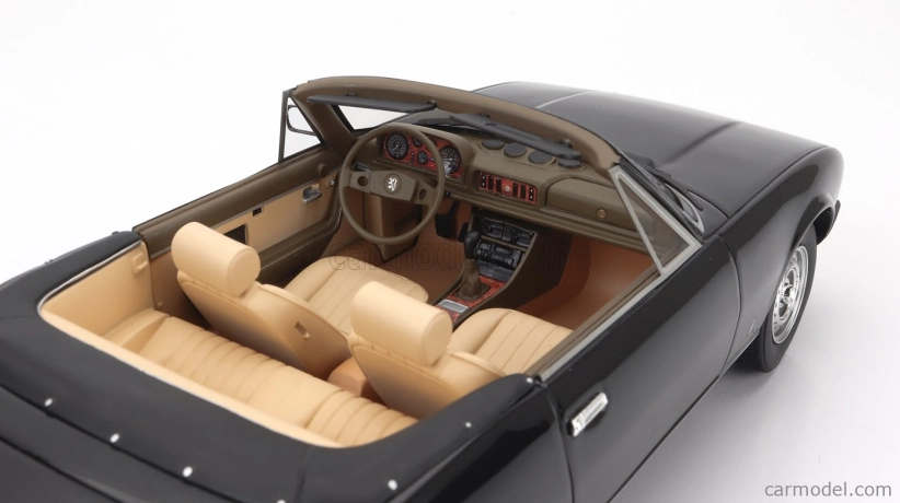 Cult-scale models Peugeot 504 Cabriolet Open 1983 1:18 Black