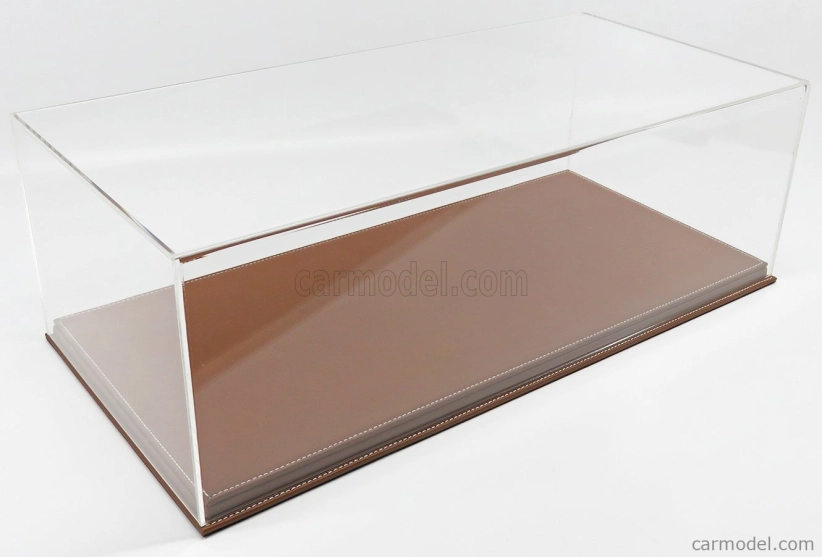 Atlantic Vetrina display box Molhouse Base In Pelle Marrone - Leather Base Brown - Lungh.lenght Cm 65.0 X Largh.width Cm 31.0 X Alt.height Cm 21.5 (altezza Interna Cm 19.0) 1:8 Plastový Displej