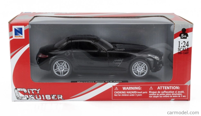 Newray Mercedes benz Sls Coupe Amg (c197) 2010 1:24 Black