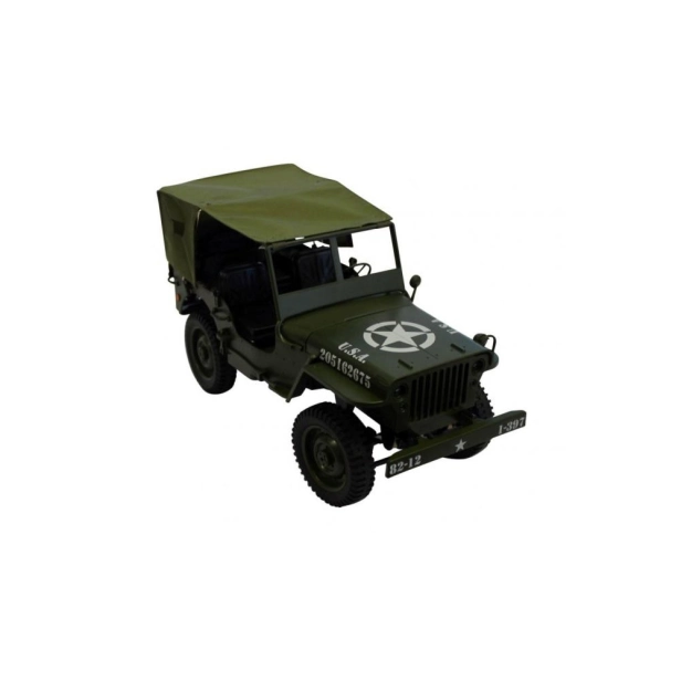 Plachtová střecha na vojenské auto Jeep Willys