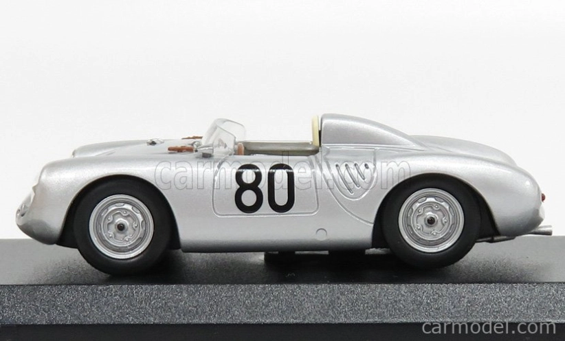 Najlepší model Porsche 550 Rs N 80 Targa Florio 1958 Scarlatti - Barth 1:43 Silver