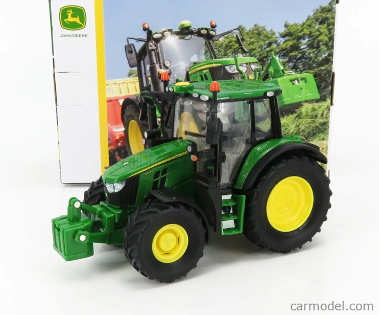 Britains John deere 6120m Tractor 2015 1:32 Zelená Žlutá