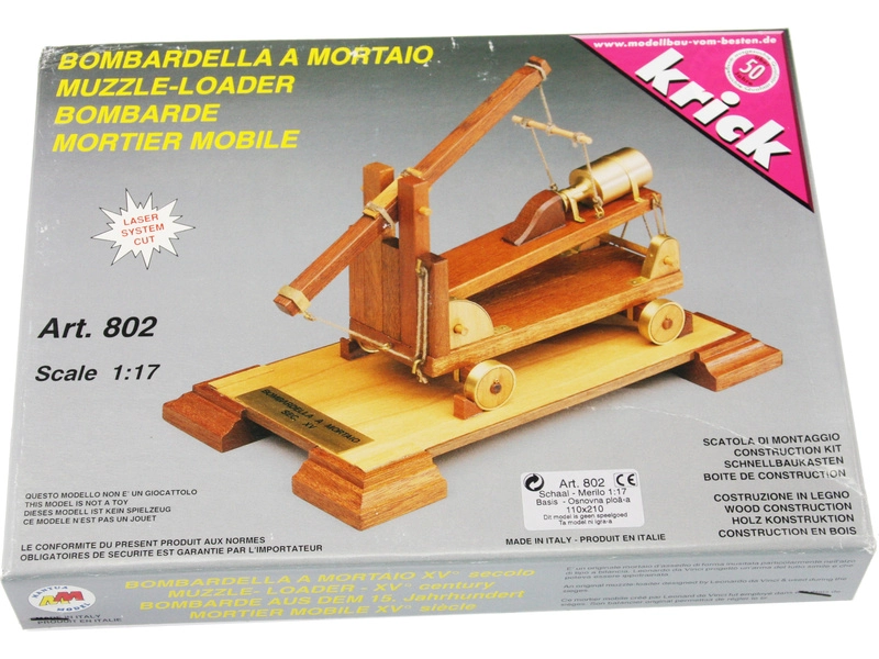 Mantua model Bombarda 15. storočie 1:17 kit