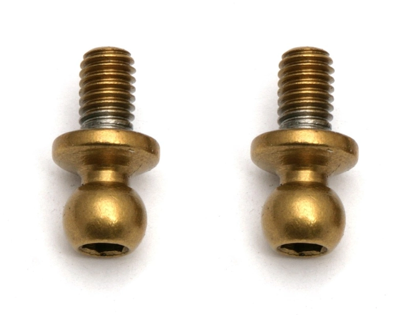 Factory Team titanium nitrid guľové čapy M3x5 – krátke