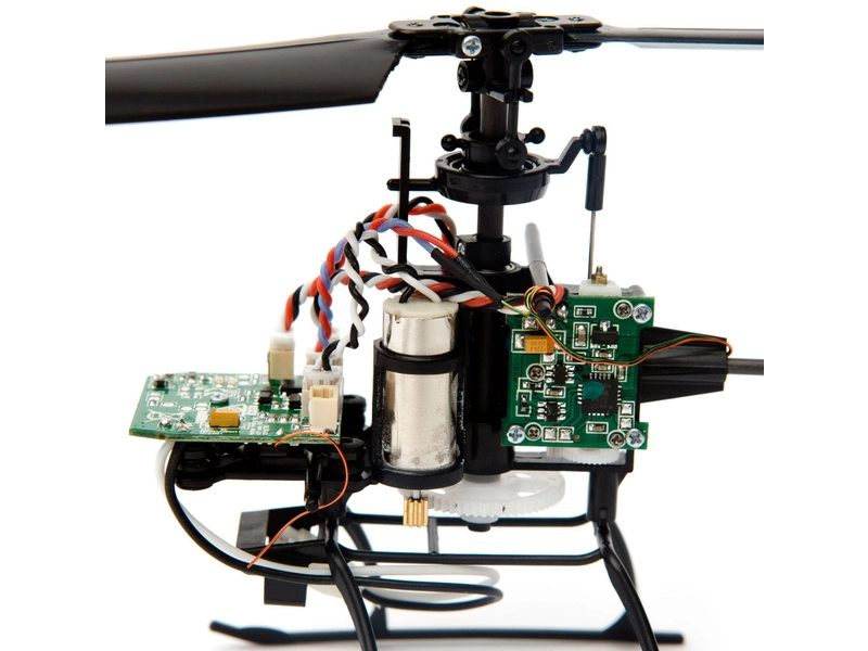 RC vrtuľník Blade mSR SAFE, mód 1, strieborná