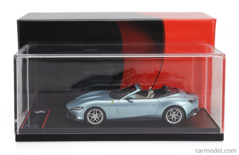 Bbr-models Ferrari Roma Spider Open 2020 1:43 Celeste Trevi - Light Blue Met