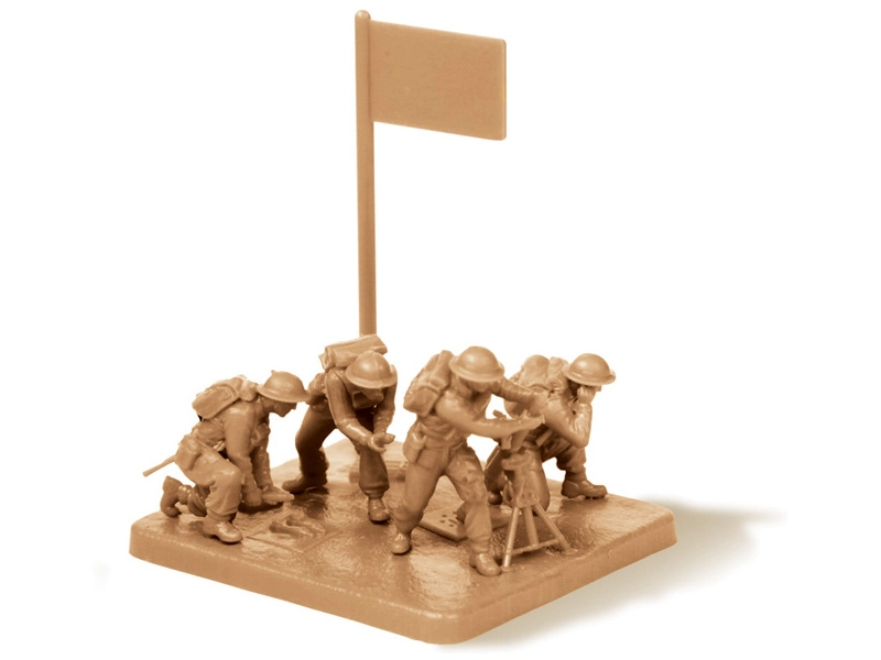 Zvezda figúrky British Mortar with crew 1939 – 1942 (1:72)