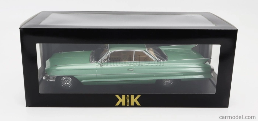 Cadillac Series 62 Coupe Deville 1961 v mierke 1:18, svetlozelená farba