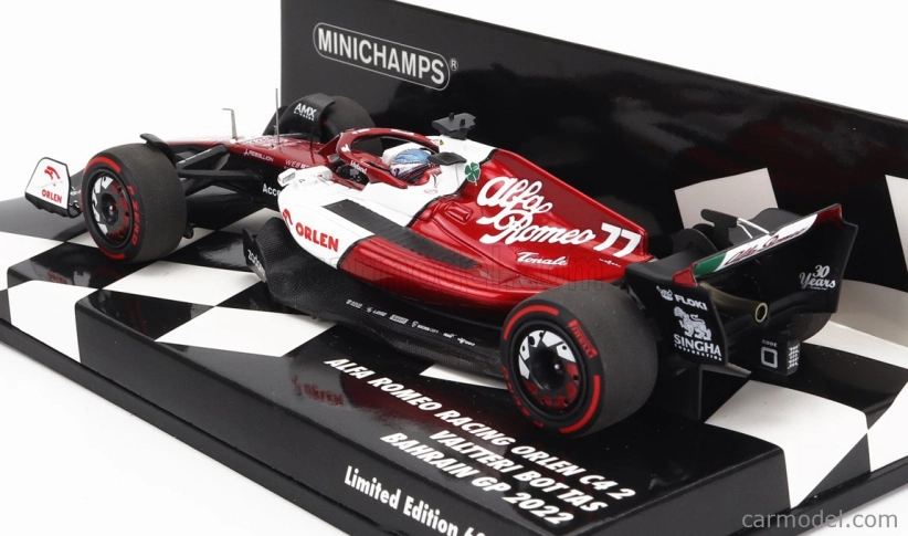 Minichamps Alfa romeo F1 C42 Team Orlen Racing N 77 1:43, bíločervená