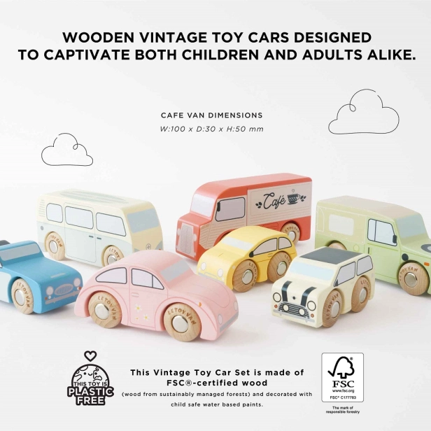 Le Toy Van Set autíček Vintage