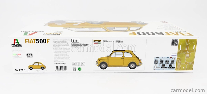 Italeri Fiat 500 F 1965 1:12 /