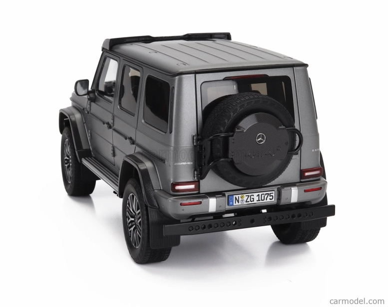 Nzg Mercedes benz G-class G63 4x4 Amg 2023 1:18 Platinová Magno Šedá