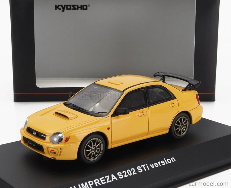 Kyosho Subaru Impreza (s202) 2002 1:43 Žltá
