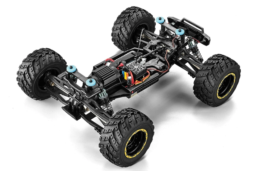 RC auto Smyter MT Turbo 1/12 4WD 3S Brushless, žltá