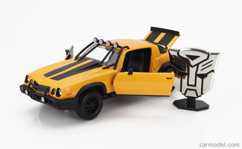 Jada Chevrolet Camaro Coupe 1977 - Bumblebee Transformers V L'ultimo Cavaliere 1:24 Žlutá Černá