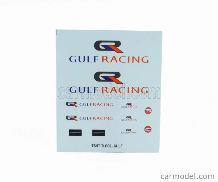 Tarmac Mitsubishi Fuso Truck Car Transporter Gulf Racing Livery 4-assi 2023 - autá nie sú súčasťou balenia 1:64 svetlo modrá oranžová