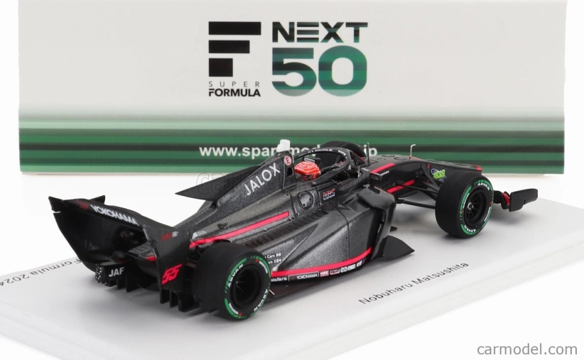 Spark-model Dallara Sf23 Hr-417-e M-tec Team Tgm Grand Prix N 55 Super Formula Sezóna 2024 Nobuhanu Matsushita 1:43 Black Red