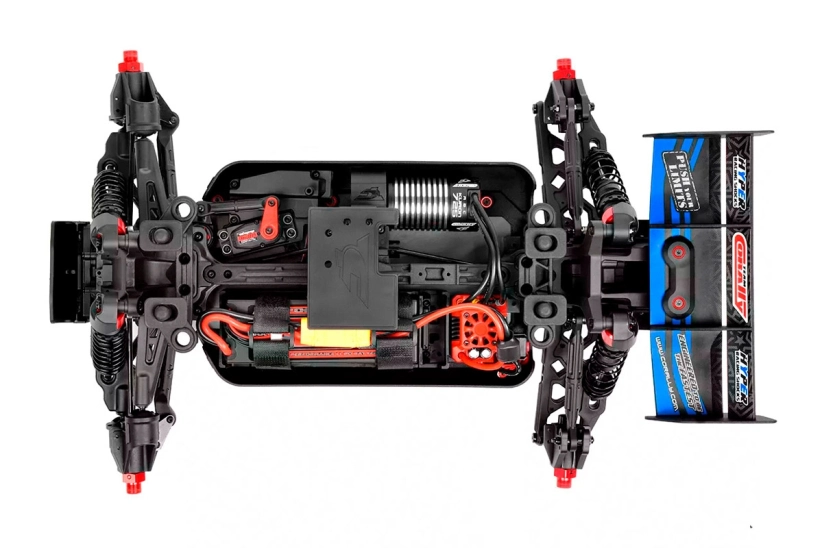 RC auto PUNISHER-4 Monster Truck 4WD 3-4S RTR, modrá