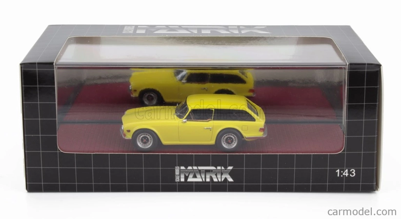 Matrix scale models Triumph Tr6 Shooting Brake Sw Station Wagon 1974 1:43 Žlutá
