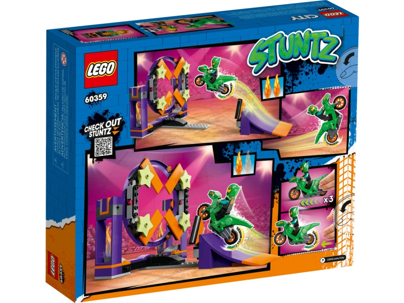 LEGO City - Kaskadérska výzva s rampou a obručou