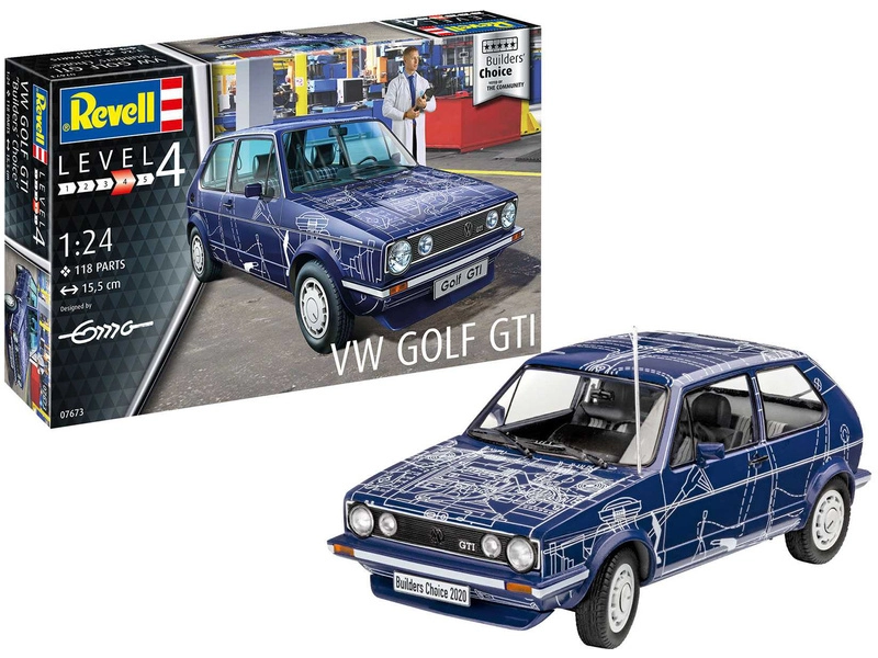 Revell Volkswagen Golf Gti Builders Choice (1:24)