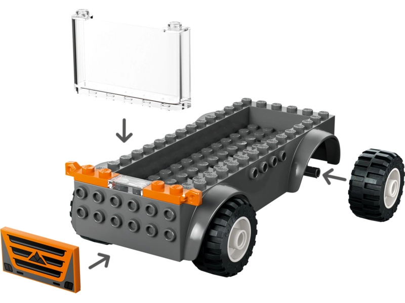 LEGO City - Kamión na prepravu motoriek