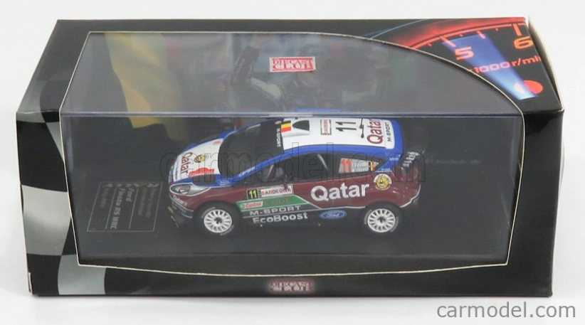 Ixo-models Ford england Fiesta Rs Wrc N 11 Rally Sardegna Taliansko 2013 T.neuville - N.gilsoul 1:43 Bordeaux Blue White