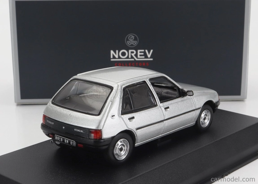 Norev Peugeot 205 Gl 1988 1:43 Strieborný