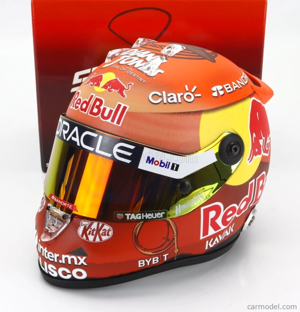 Mini helmet Schuberth helma F1 Sergio Perez Oracle Red Bull Racing N 11 1:2