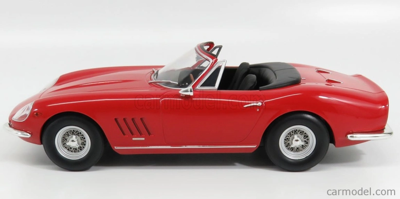 Kk-scale Ferrari 275 Gtb/4 Nart Spider 1967 1:18 Červená