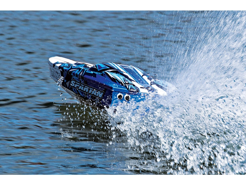 RC loď Traxxas Spartan TQi RTR, ružová