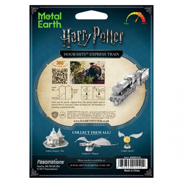 Ocelová stavebnice Harry Potter Bradavický expresní vlak