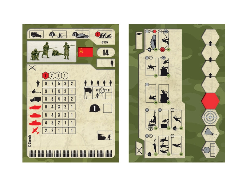 Zvezda figurky - sovětská pěchota (zimní uniforma) (1:72)