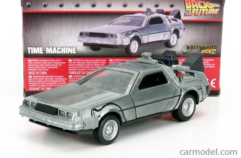 Jada De lorean Time Machine - Back To The Future 1 - Ritorno Al Futuro 1 1:32 Silver