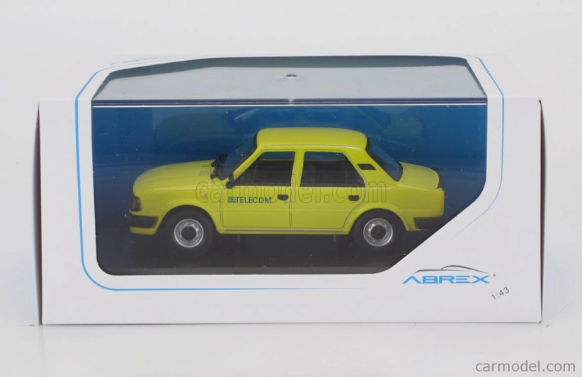 Abrex Škoda 120l Telecom 1984 1:43 Žltá