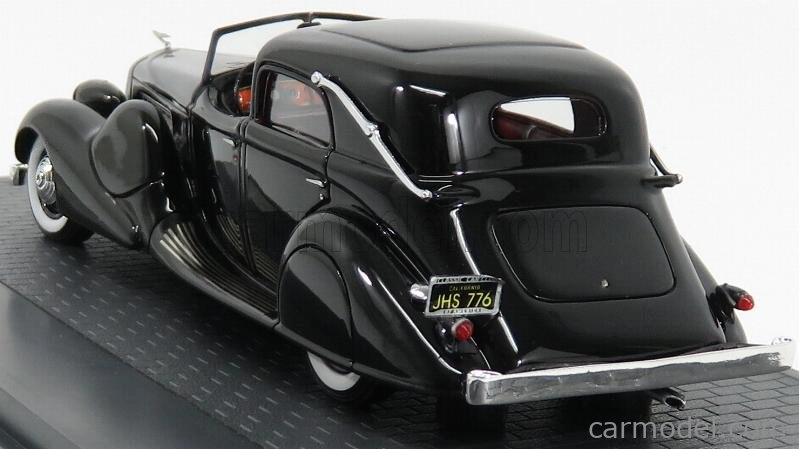 Matrix scale models Duesenberg Sj 533-2582 Town Car Lwb Bohman & Schwartz 1935 1:43 Black