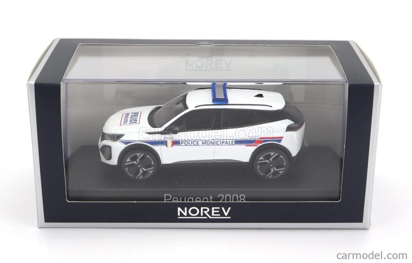 Norev Peugeot 2008 Police Municipale 2024 1:43 Biela
